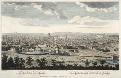 Vue du nord de Londres, planche 3 de 